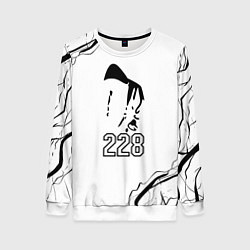 Свитшот женский 228 rap, цвет: 3D-белый