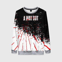 Свитшот женский A way out, цвет: 3D-меланж