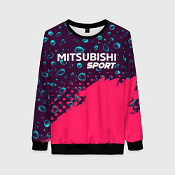 Свитшот женский MITSUBISHI Sport Краски, цвет: 3D-черный