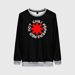 Свитшот женский Red Hot Chili Peppers Rough Logo, цвет: 3D-меланж