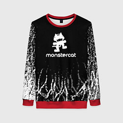 Свитшот женский Monstercat, цвет: 3D-красный