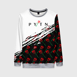 Свитшот женский Payton Moormeie PYTN X ROSE, цвет: 3D-меланж