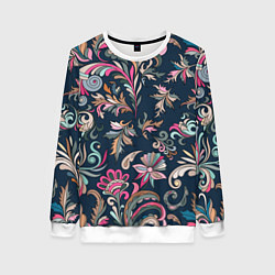 Женский свитшот Холодная хохлома