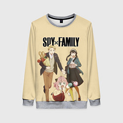 Свитшот женский Spy x Family: Семья шпиона, цвет: 3D-меланж