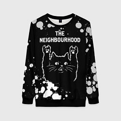 Свитшот женский The Neighbourhood Rock Cat, цвет: 3D-черный