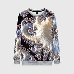 Женский свитшот Авангардный фрактальный паттерн Avant-garde fracta