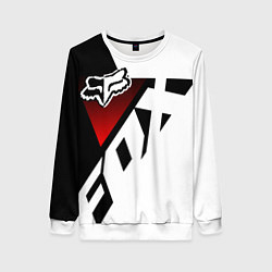 Женский свитшот FOX RACING - ФОКС ЧЕРНЫЙ И БЕЛЫЙ