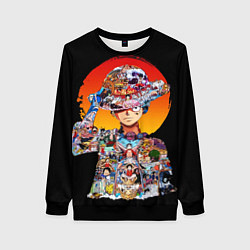 Женский свитшот ВАН ПИС АРКИ В ЛУФФИ ONE PIECE
