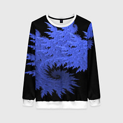 Женский свитшот Абстрактный морозный узор Abstract frost pattern