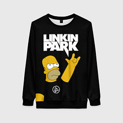 Женский свитшот LINKIN PARK ГОМЕР СИМПСОН, SIMPSONS