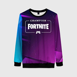 Женский свитшот Fortnite Gaming Champion: рамка с лого и джойстико