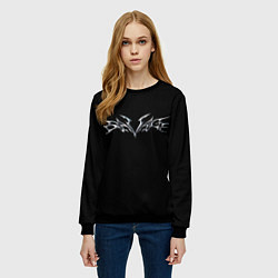 Свитшот женский AESPA SAVAGE LOGO, цвет: 3D-черный — фото 2