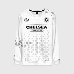 Свитшот женский Chelsea Champions Униформа, цвет: 3D-белый