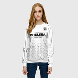 Свитшот женский Chelsea Champions Униформа, цвет: 3D-белый — фото 2