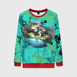 Свитшот женский Лоча Honkai star rail, цвет: 3D-красный