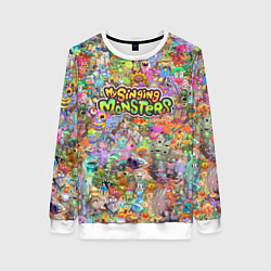 Женский свитшот MY SINGING MONSTERS ПЕРСОНАЖИ