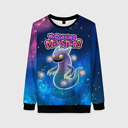 Свитшот женский My Singings monsters ВУЖАС GHAZT, цвет: 3D-черный