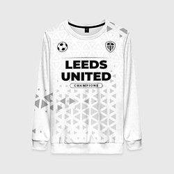 Женский свитшот Leeds United Champions Униформа