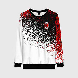 Свитшот женский Ac milan краска, цвет: 3D-черный