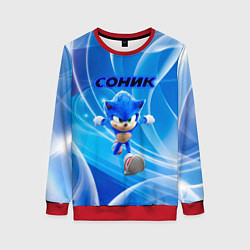 Женский свитшот Sonic абстракция