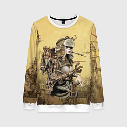 Женский свитшот Крутая девчонка в стиле Стимпанк