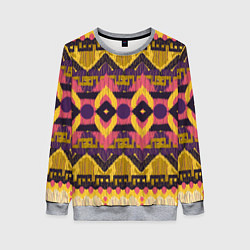Женский свитшот Африканский узор орнамент из шерсти Africa Wool Pa