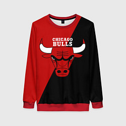 Свитшот женский Chicago Bulls NBA, цвет: 3D-красный