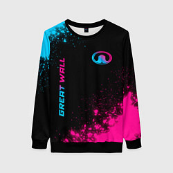 Женский свитшот Great Wall Neon Gradient