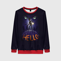 Женский свитшот Hello Neighbor Привет сосед HELLO