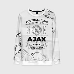 Свитшот женский Ajax Football Club Number 1 Legendary, цвет: 3D-белый