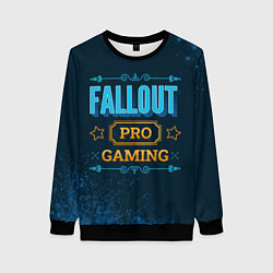 Свитшот женский Игра Fallout: PRO Gaming, цвет: 3D-черный