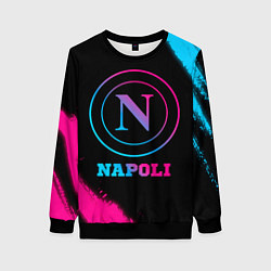 Свитшот женский Napoli FC Neon Gradient, цвет: 3D-черный