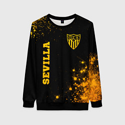 Свитшот женский Sevilla - Gold Gradient, цвет: 3D-черный