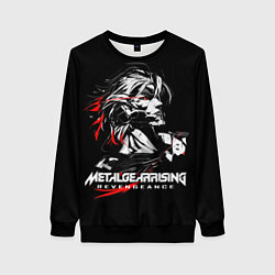 Свитшот женский Metal Gear Rising - game hero, цвет: 3D-черный