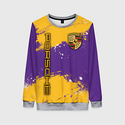 Женский свитшот PORSCHE- LAKERS COLORS