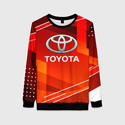 Свитшот женский Toyota Abstraction Sport, цвет: 3D-черный