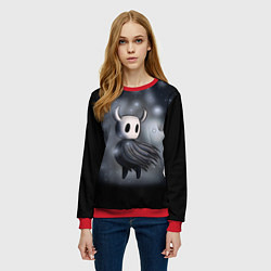 Свитшот женский Hollow Knight ветер, цвет: 3D-красный — фото 2