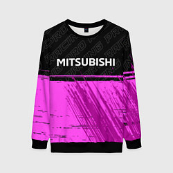 Женский свитшот Mitsubishi pro racing: символ сверху