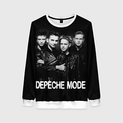 Женский свитшот Depeche Mode - black & white portrait