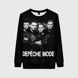 Свитшот женский Depeche Mode - black & white portrait, цвет: 3D-черный