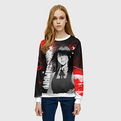 Свитшот женский Аса Митака - Человек-бензопила, цвет: 3D-белый — фото 2