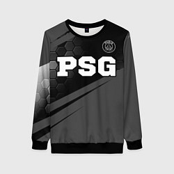 Женский свитшот PSG sport на темном фоне: символ сверху