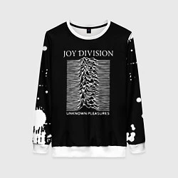 Свитшот женский Joy Division - unknown pleasures, цвет: 3D-белый