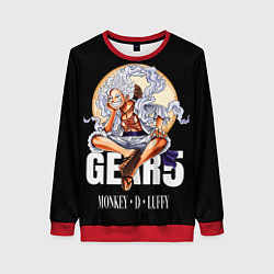 Свитшот женский Монки Д Луффи 5 гир - One Piece, цвет: 3D-красный