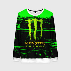 Женский свитшот Monster energy green neon