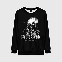 Свитшот женский Kaneki Ken: Tokyo Ghoul, цвет: 3D-черный