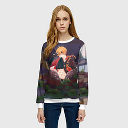 Свитшот женский Тома в примогеме, цвет: 3D-белый — фото 2