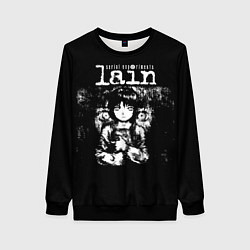 Свитшот женский Serial Experiments Lain, цвет: 3D-черный