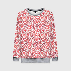 Свитшот женский Вопросительные знаки разноцветные, цвет: 3D-меланж