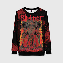 Свитшот женский Slipknot black and red, цвет: 3D-черный